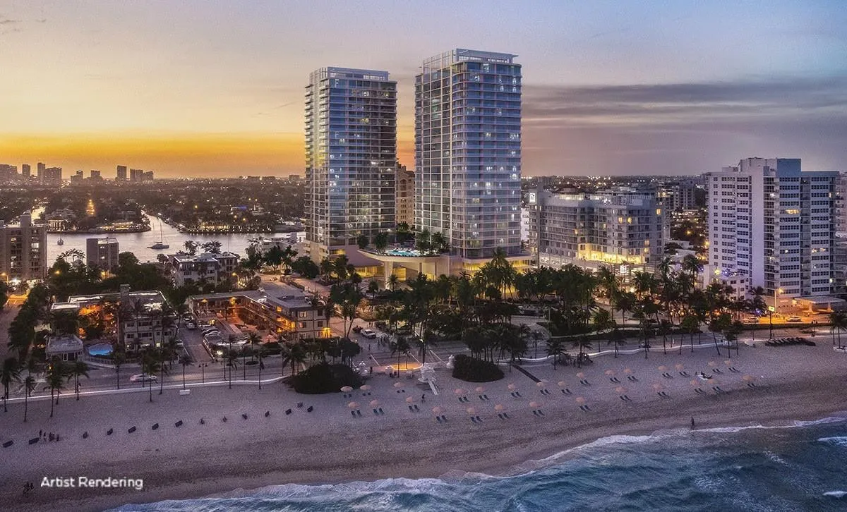 Two spectacular towers at Selene on the oceanfront in Fort Lauderdale FL, Steps to the glamorous Las Olas blvd, & Las Olas Marina, bring your boat!