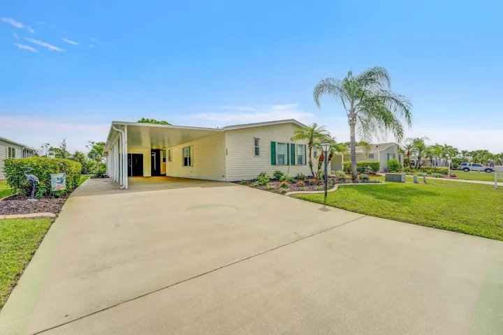 Extra wide driveway