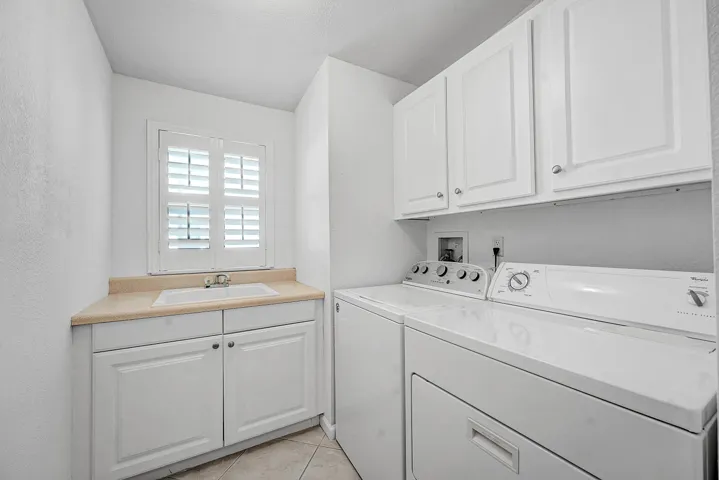 Laundry Room and slop sink