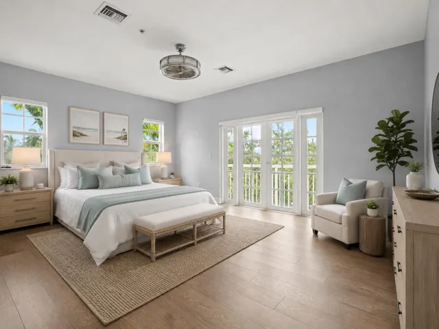 3rd floor primary bedroom