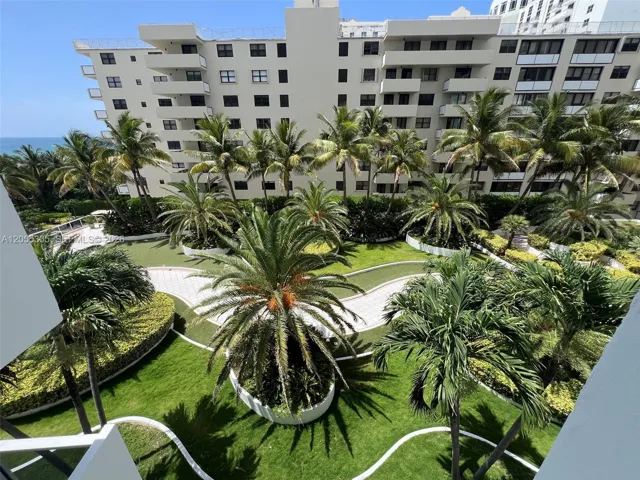 Serene garden views from 634