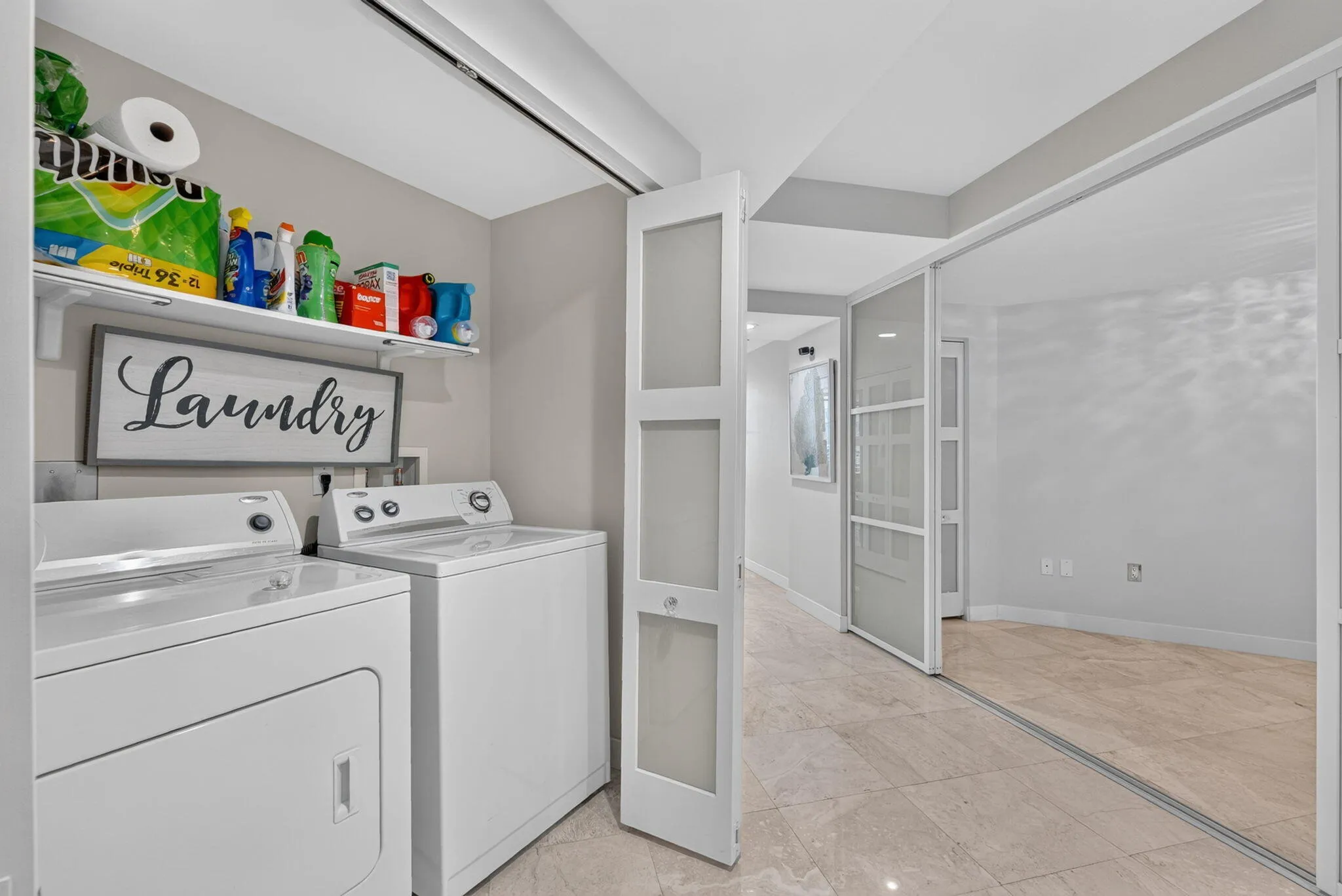 laundry closet