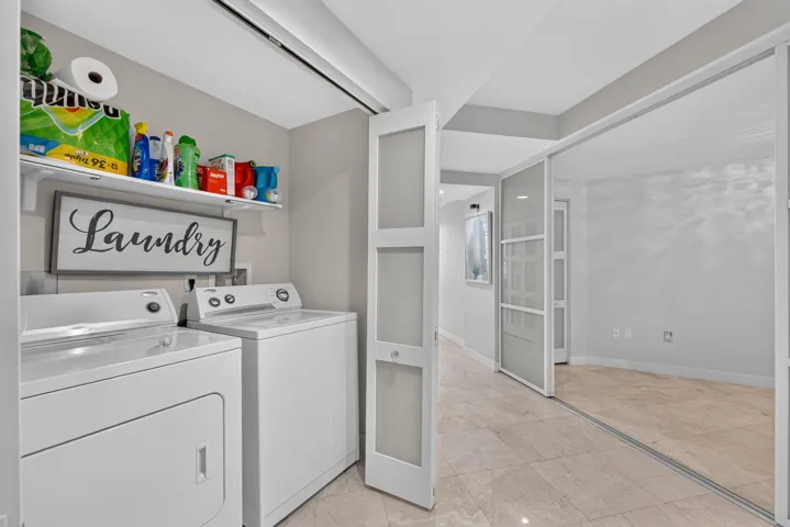 laundry closet