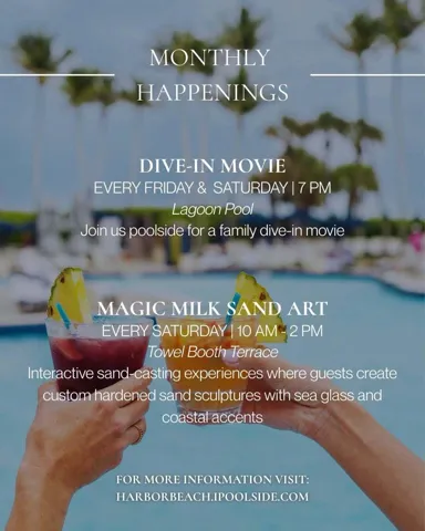 Included beach club member