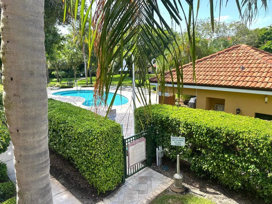 view of the pool