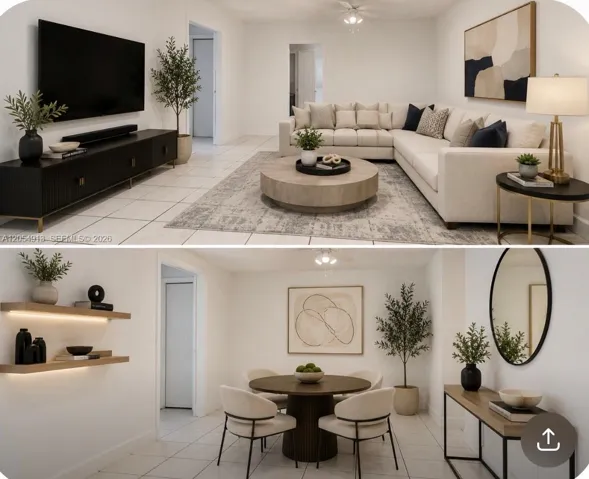 Virtual staged photos Apt will be unfurnished