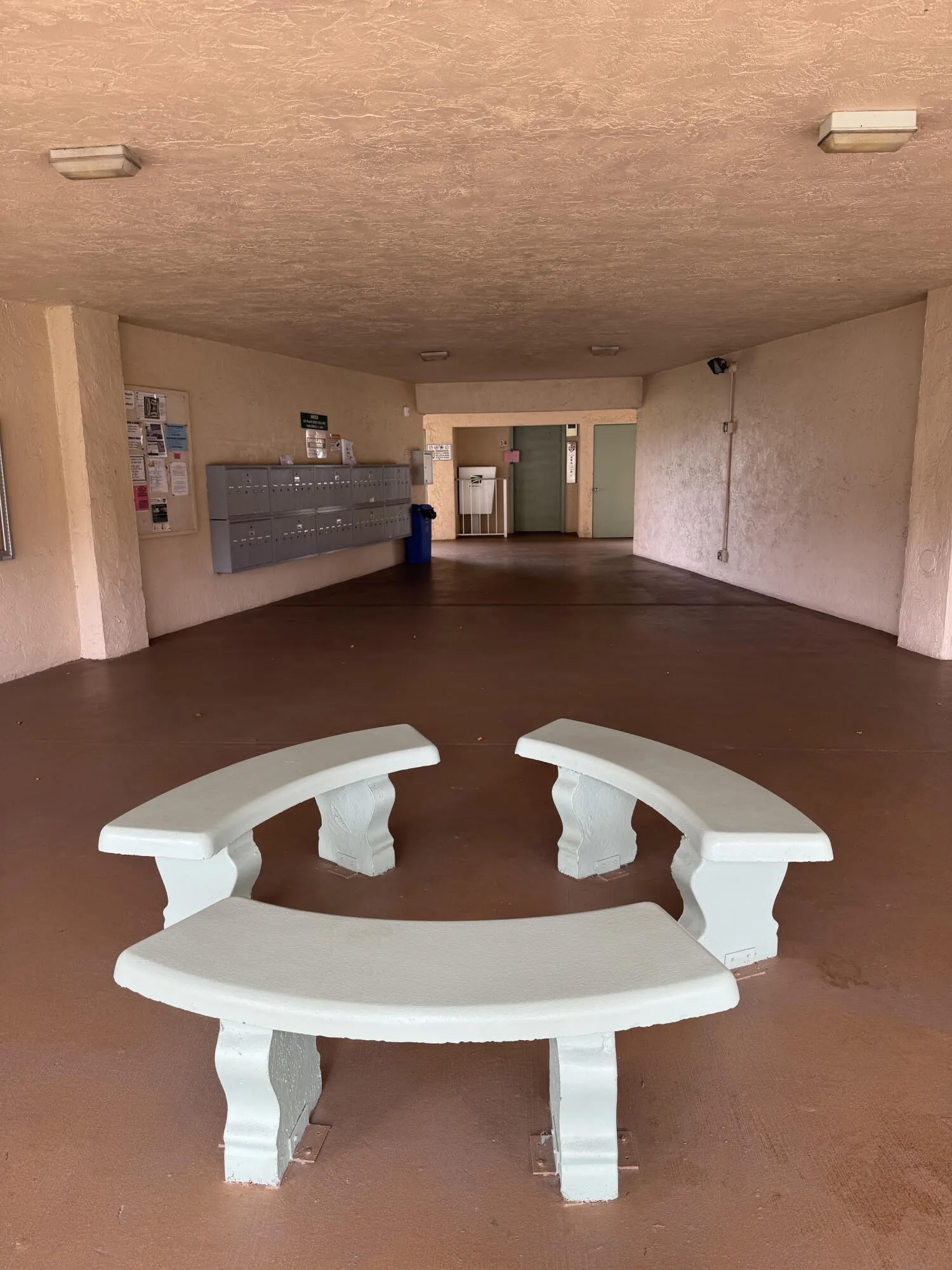 Outside gathering area