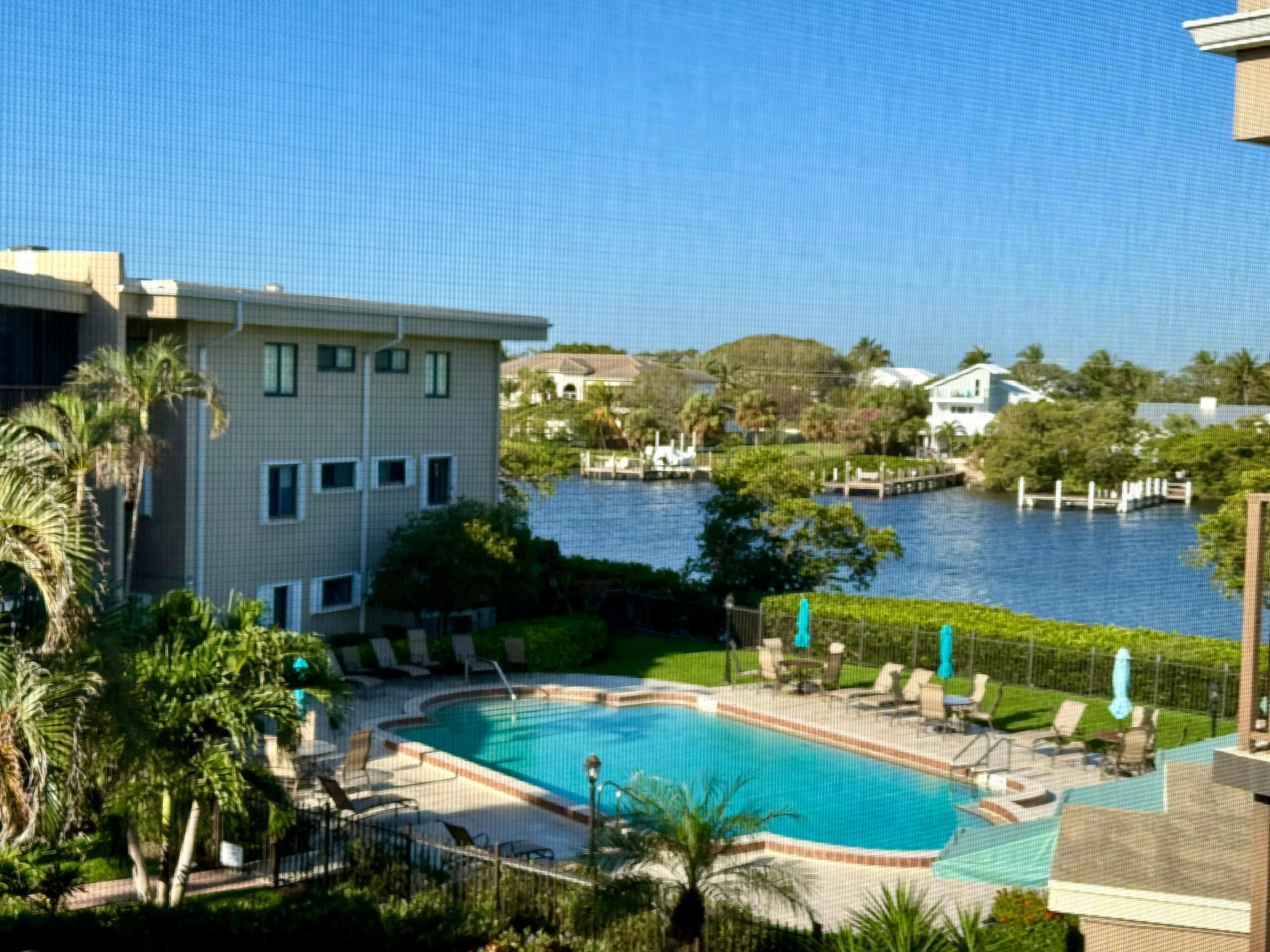 view from balcony
