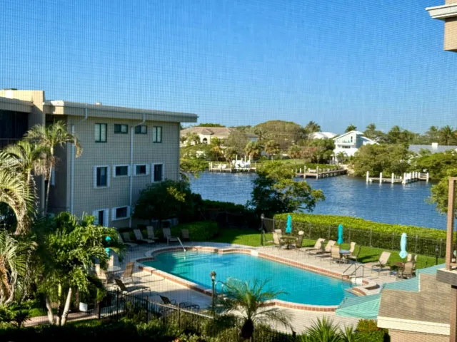 view from balcony