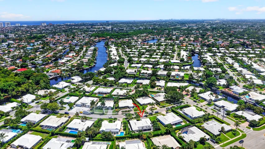 AERIAL VIEW OF PROPERTY
