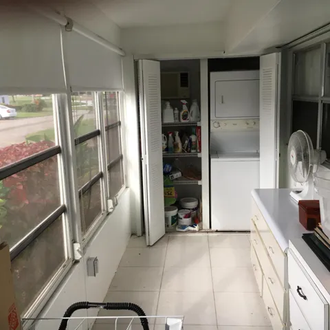 Washer/Dryer on Porch