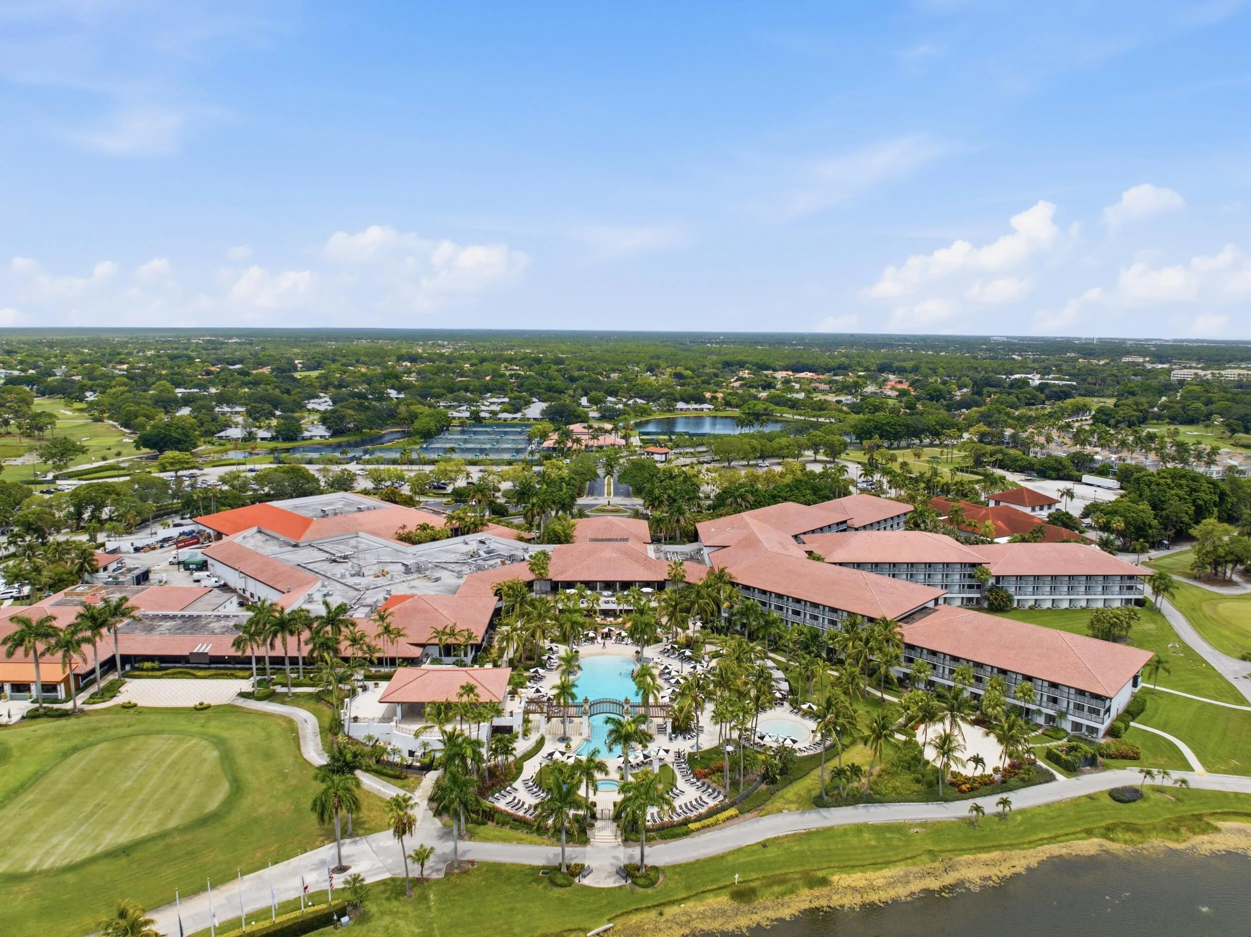 PGA National Resort located within the community with optional membership available.