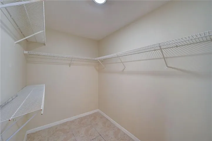 Inside the closet