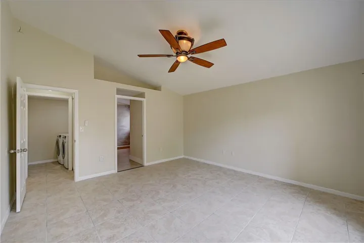 Entrance to private bathroom off bedroom