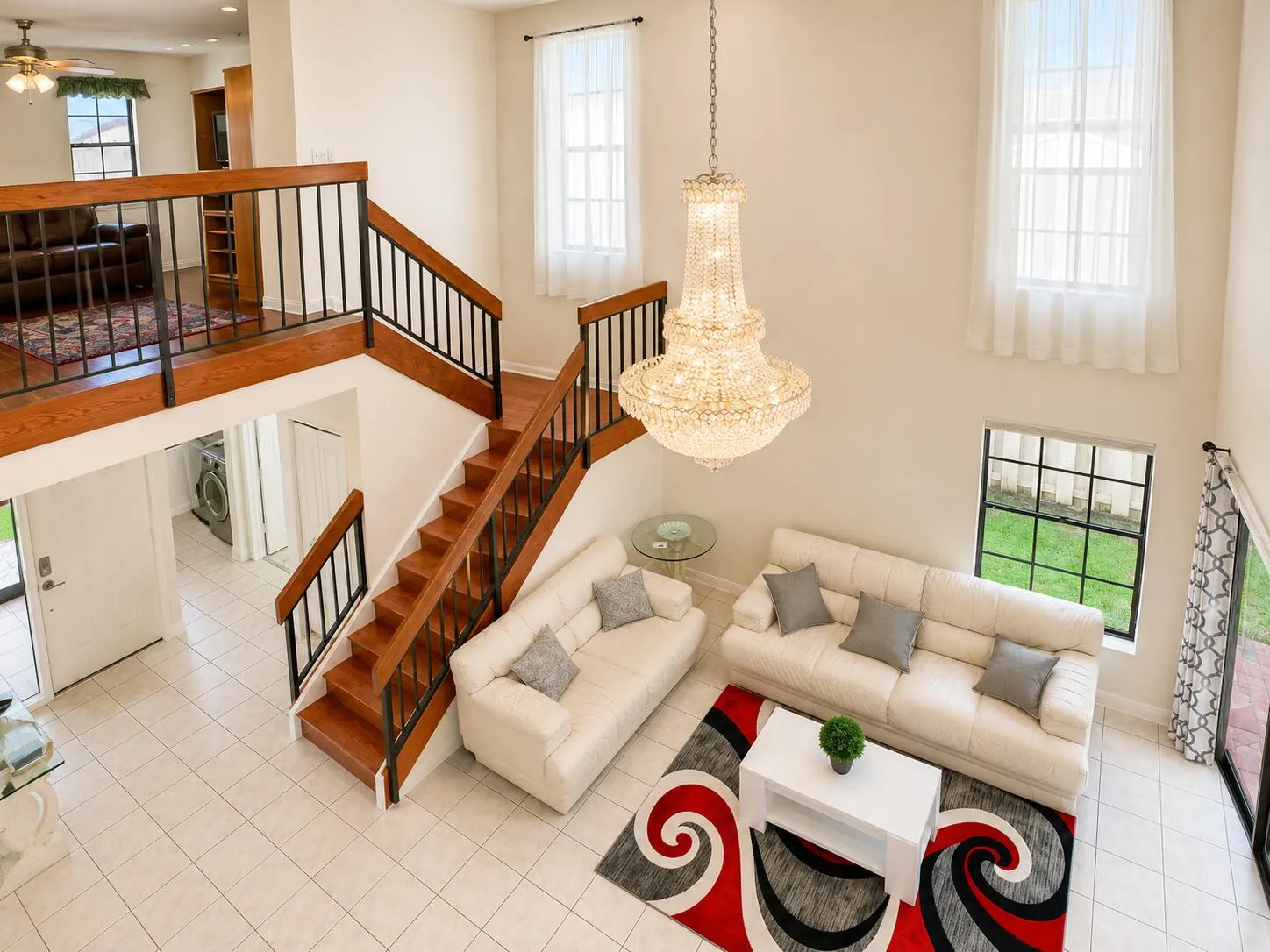 Living Room from Upstairs