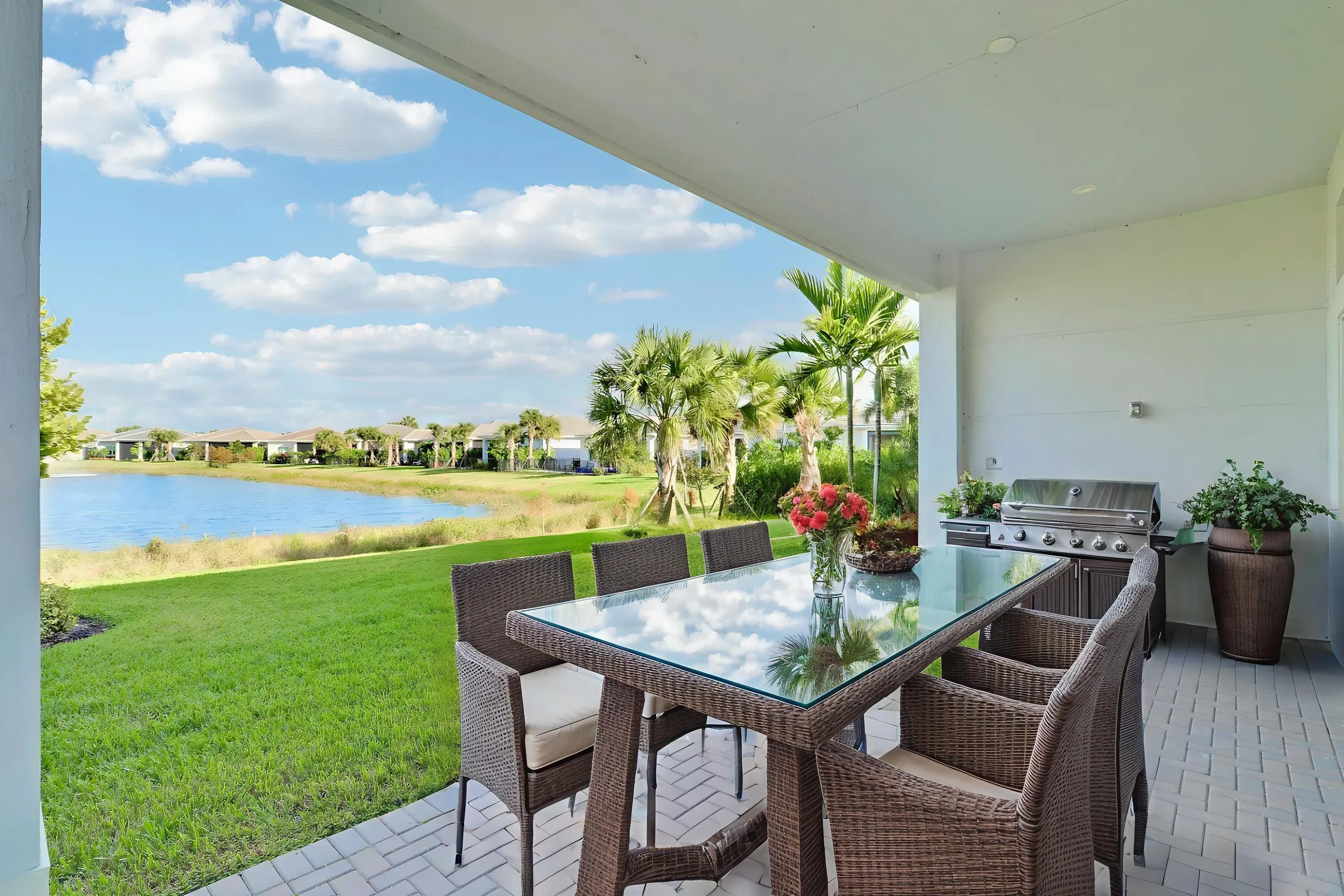 Staged Patio