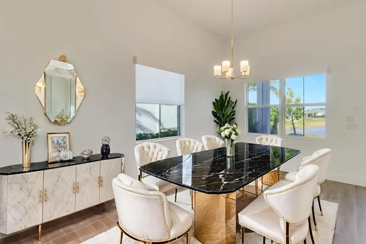 Staged Dining Room