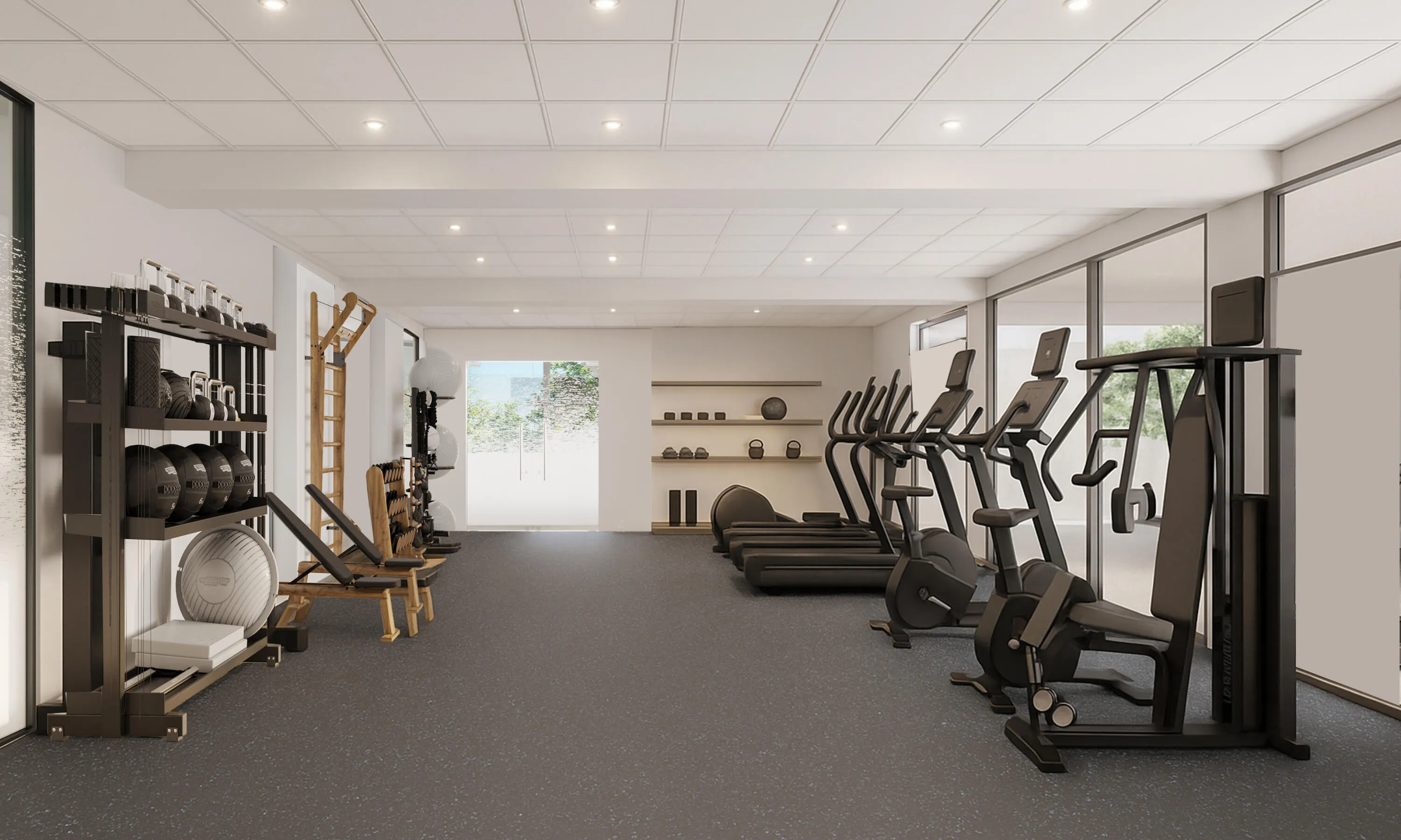 FITNESS CENTER RENDERING