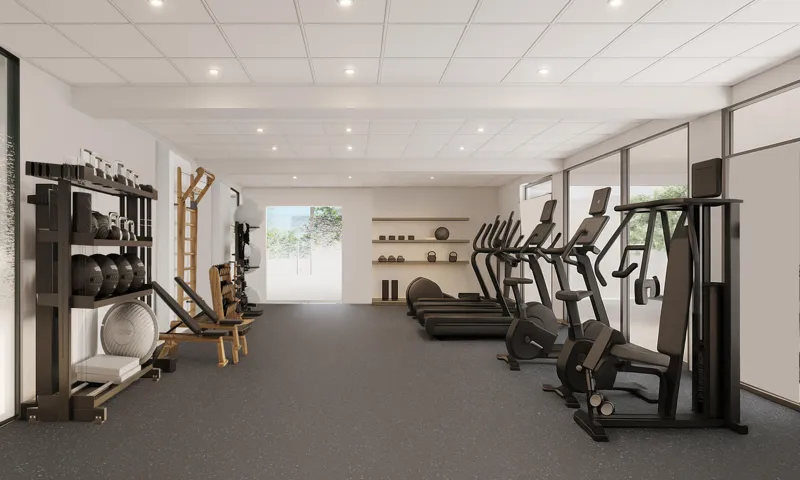FITNESS CENTER RENDERING
