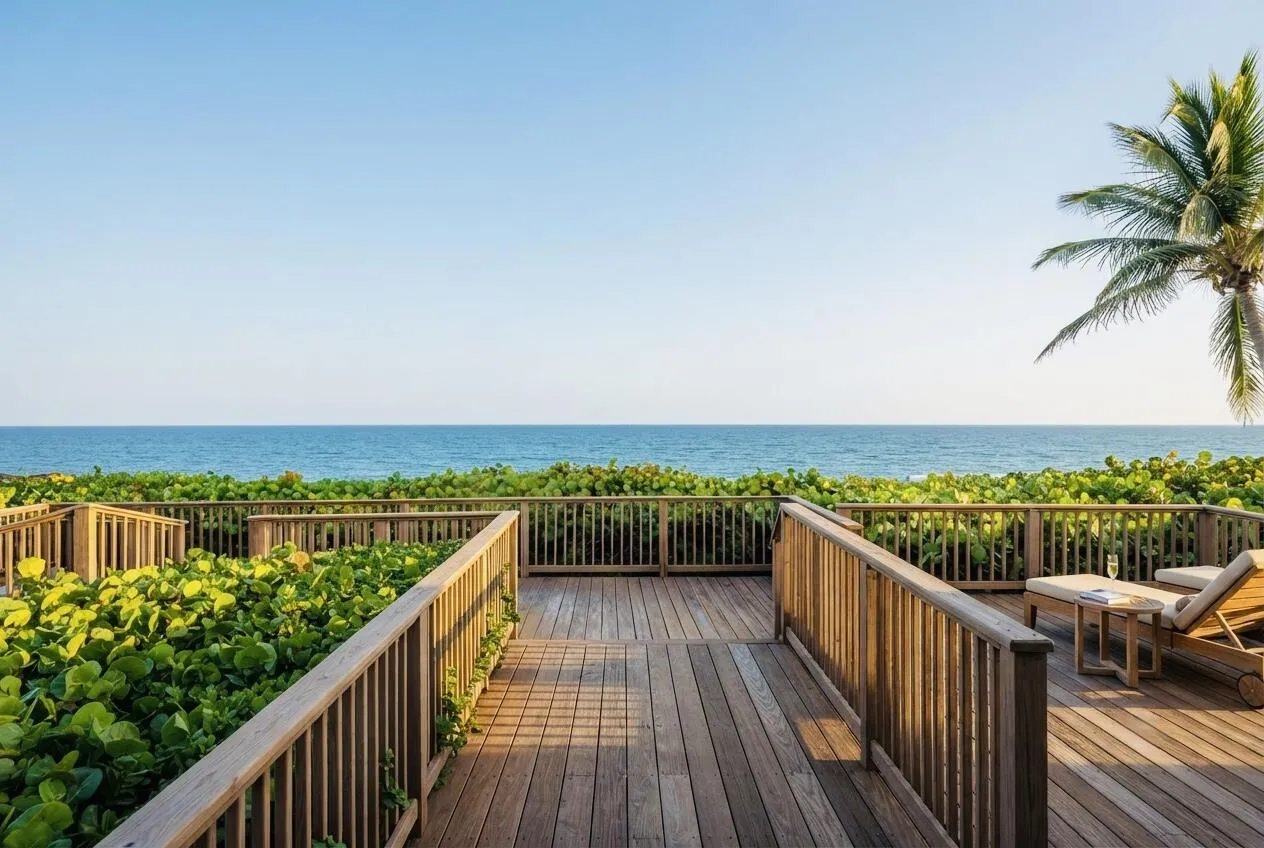 Beach walkway