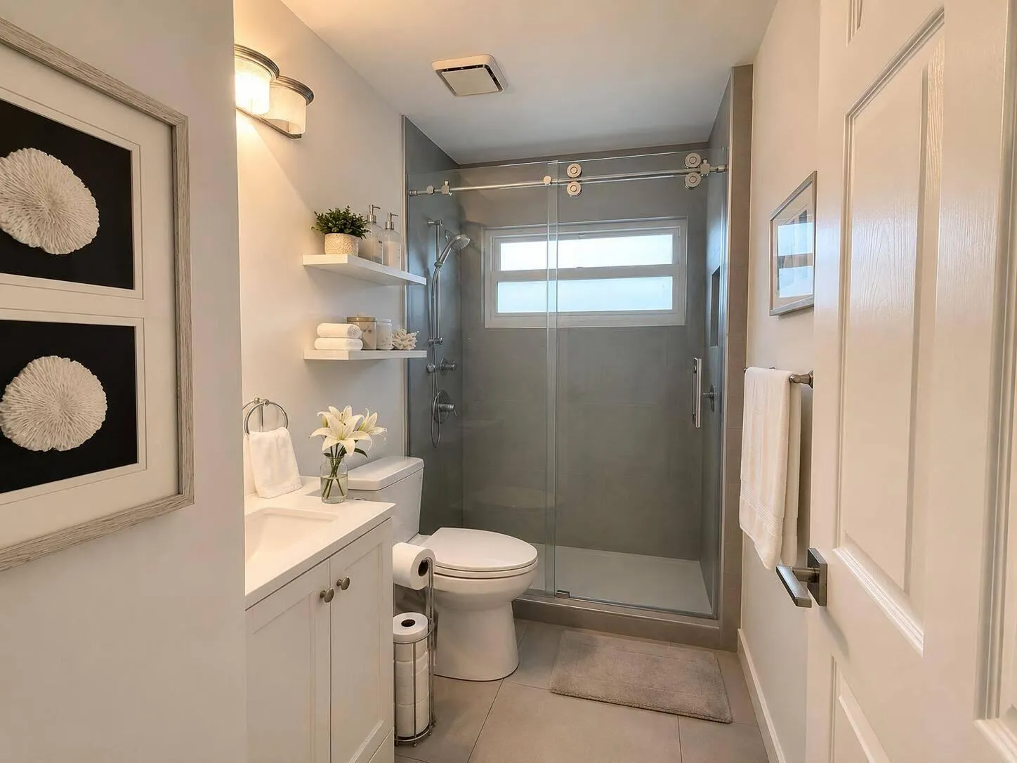 2nd bathroom remodeled!