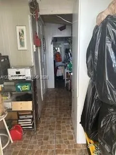 Laundry room with bathroom