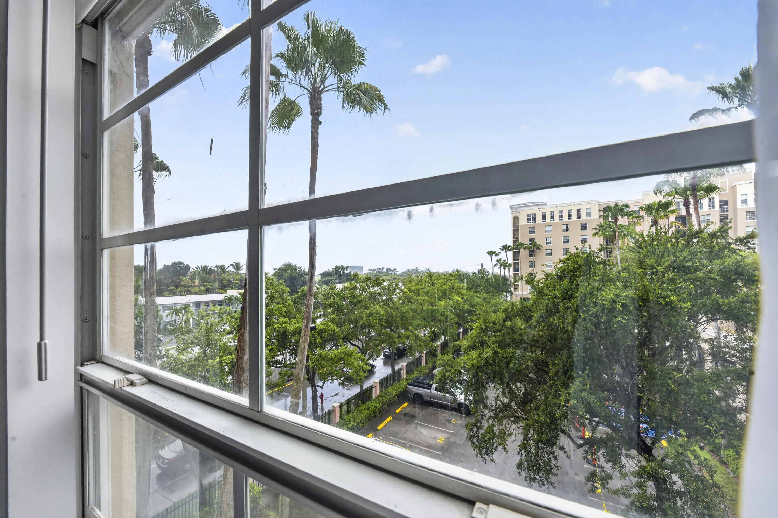 Peaceful treetop views create a private, relaxing backdrop from your residence.