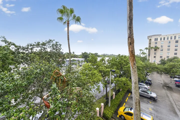 Peaceful treetop views create a private, relaxing backdrop from your residence.