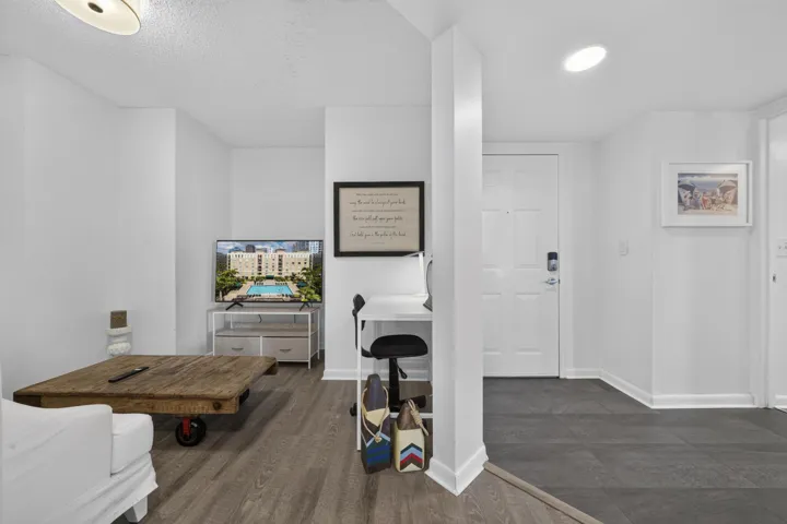 Versatile flex room ideal for a home office, media room, or additional living space.