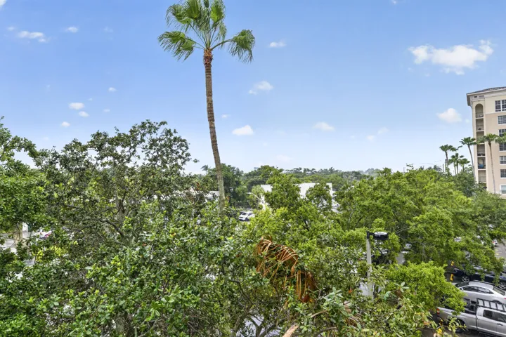 Peaceful treetop views create a private, relaxing backdrop from your residence.