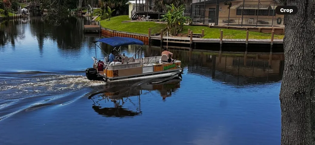 Boaters passing nearby