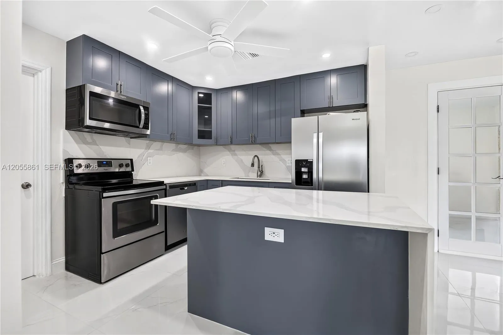 Remodeled Kitchen with Island