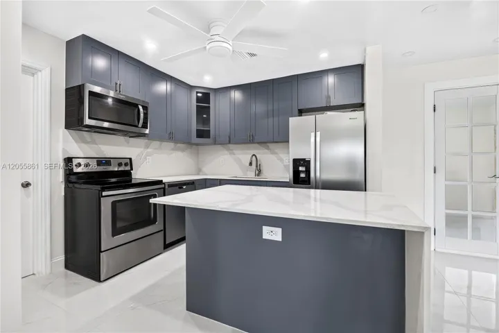 Remodeled Kitchen with Island