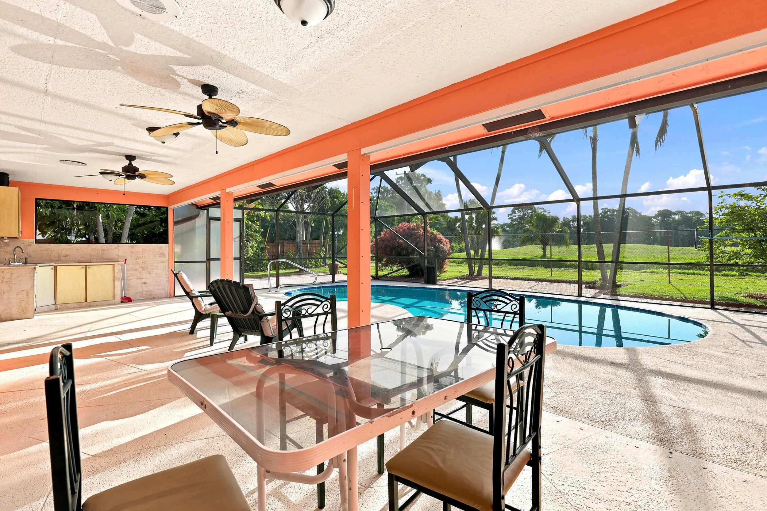 rear porch