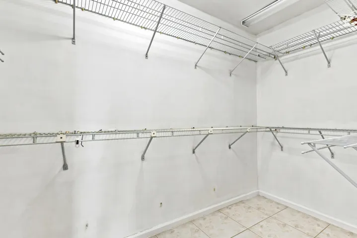 Master bedroom closet