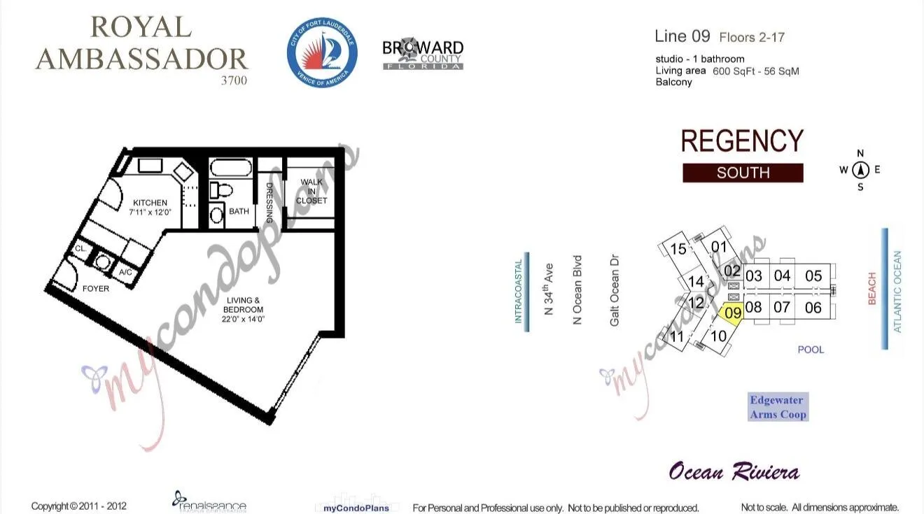 Unit #209 floor plan