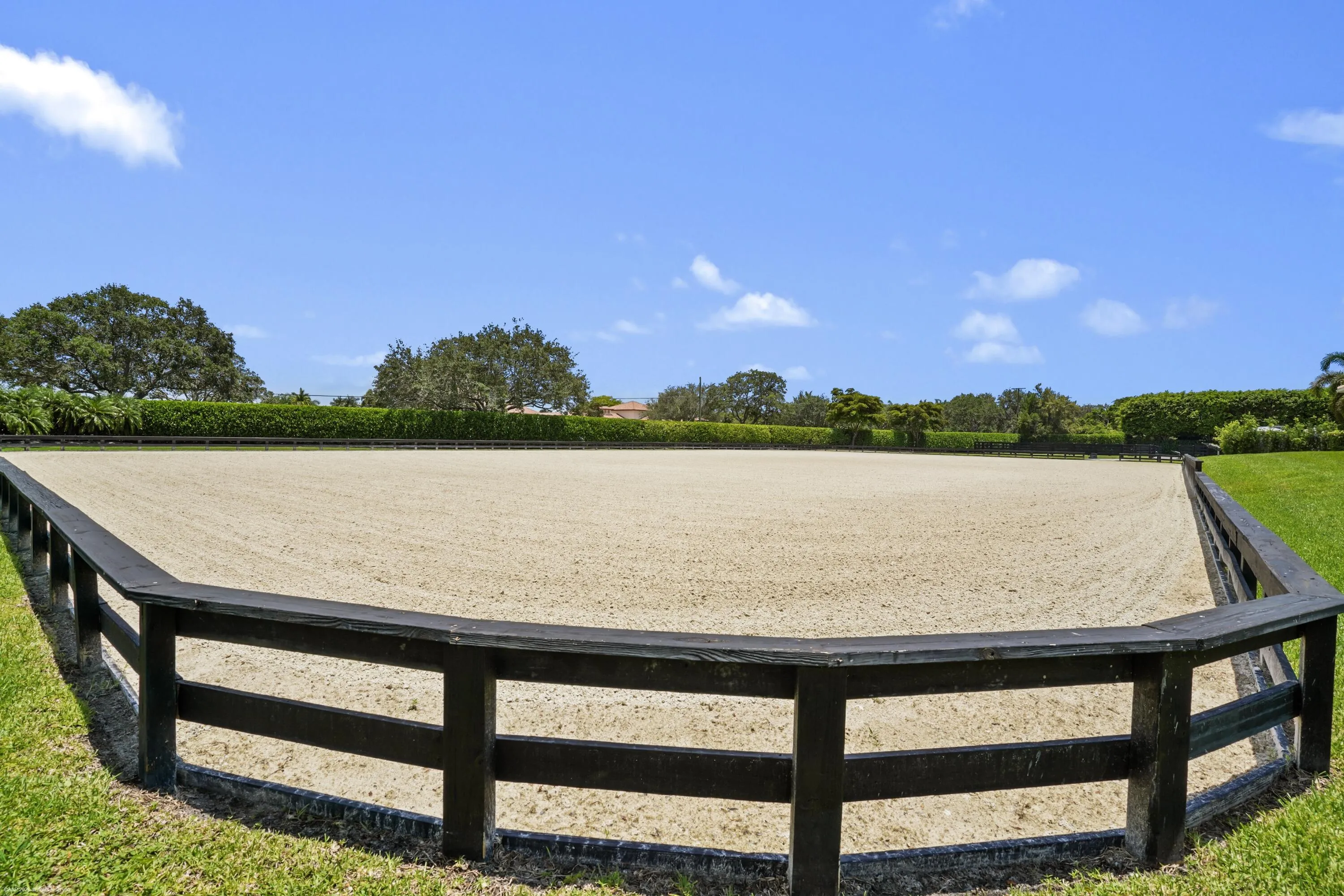 Jumping arena looking Southeast