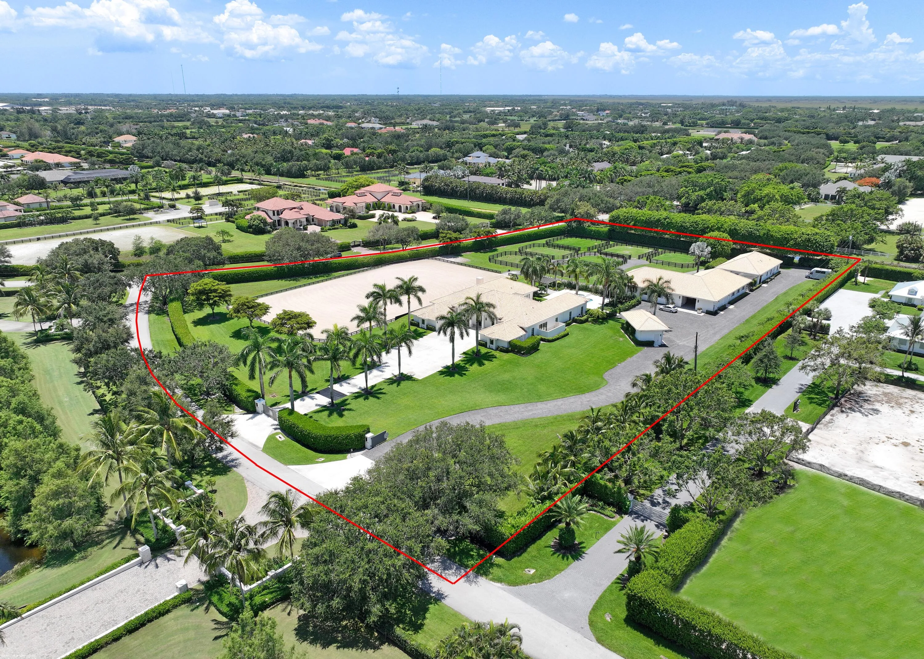 Aerial from Seamist Lane looking Southeast
