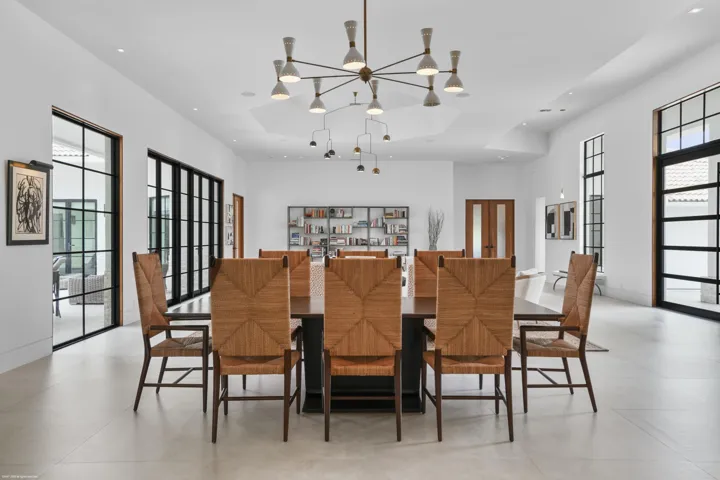 Center island kitchen open to family room