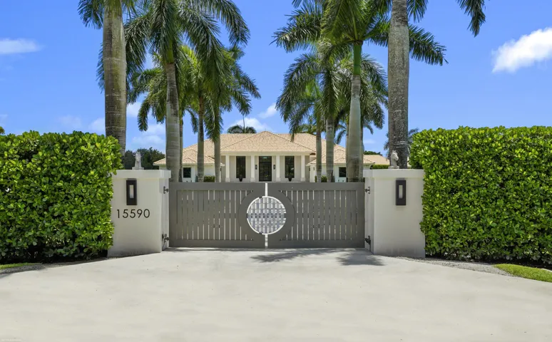 Front driveway gate