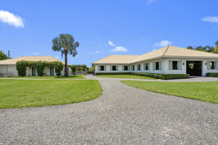 The stable and staff house.