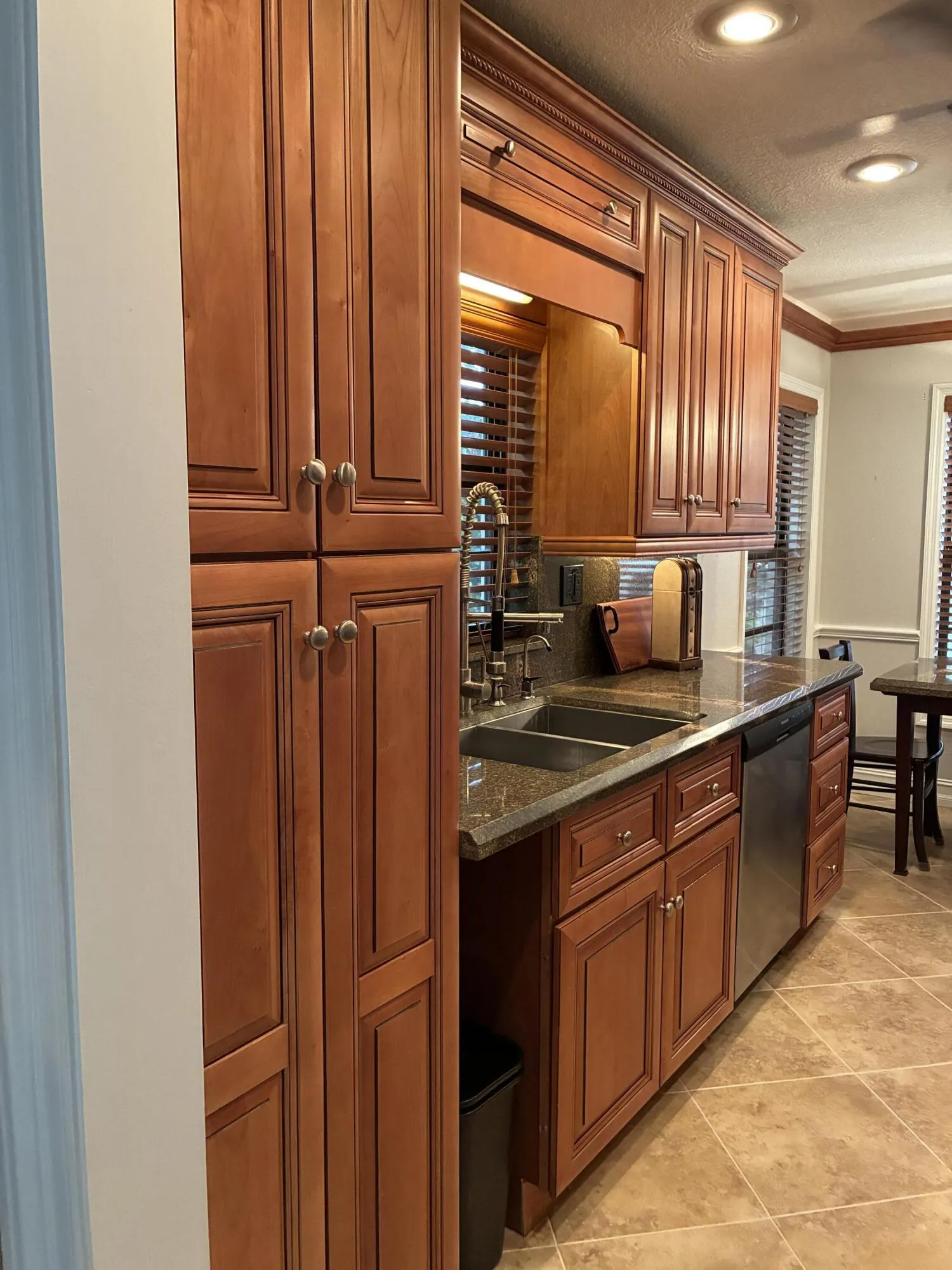 Kitchen with pantry