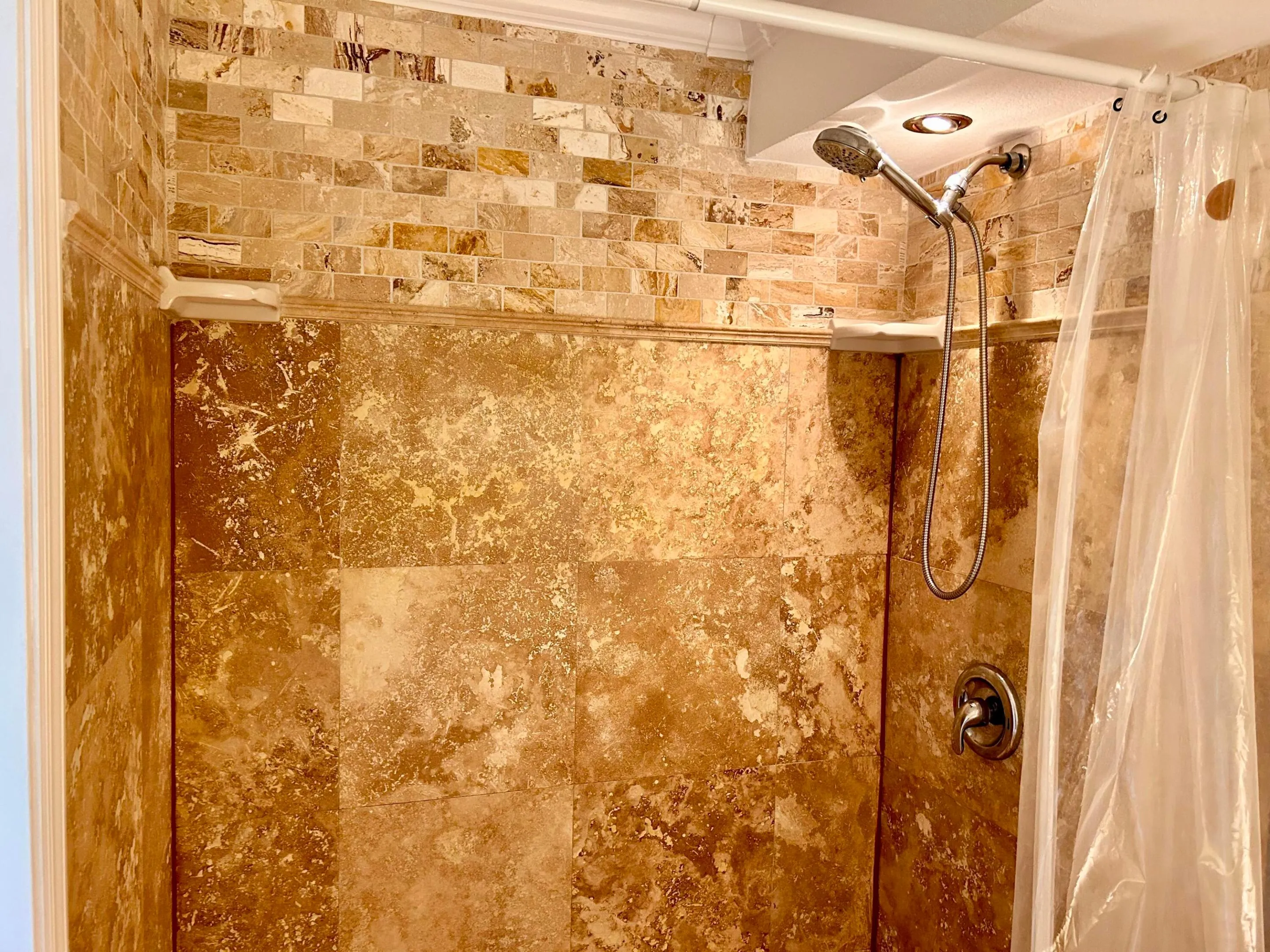 Titled with had held shower