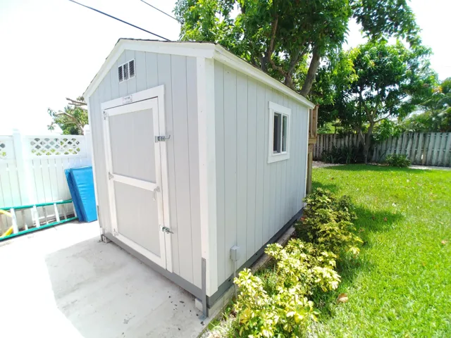 Canal shed