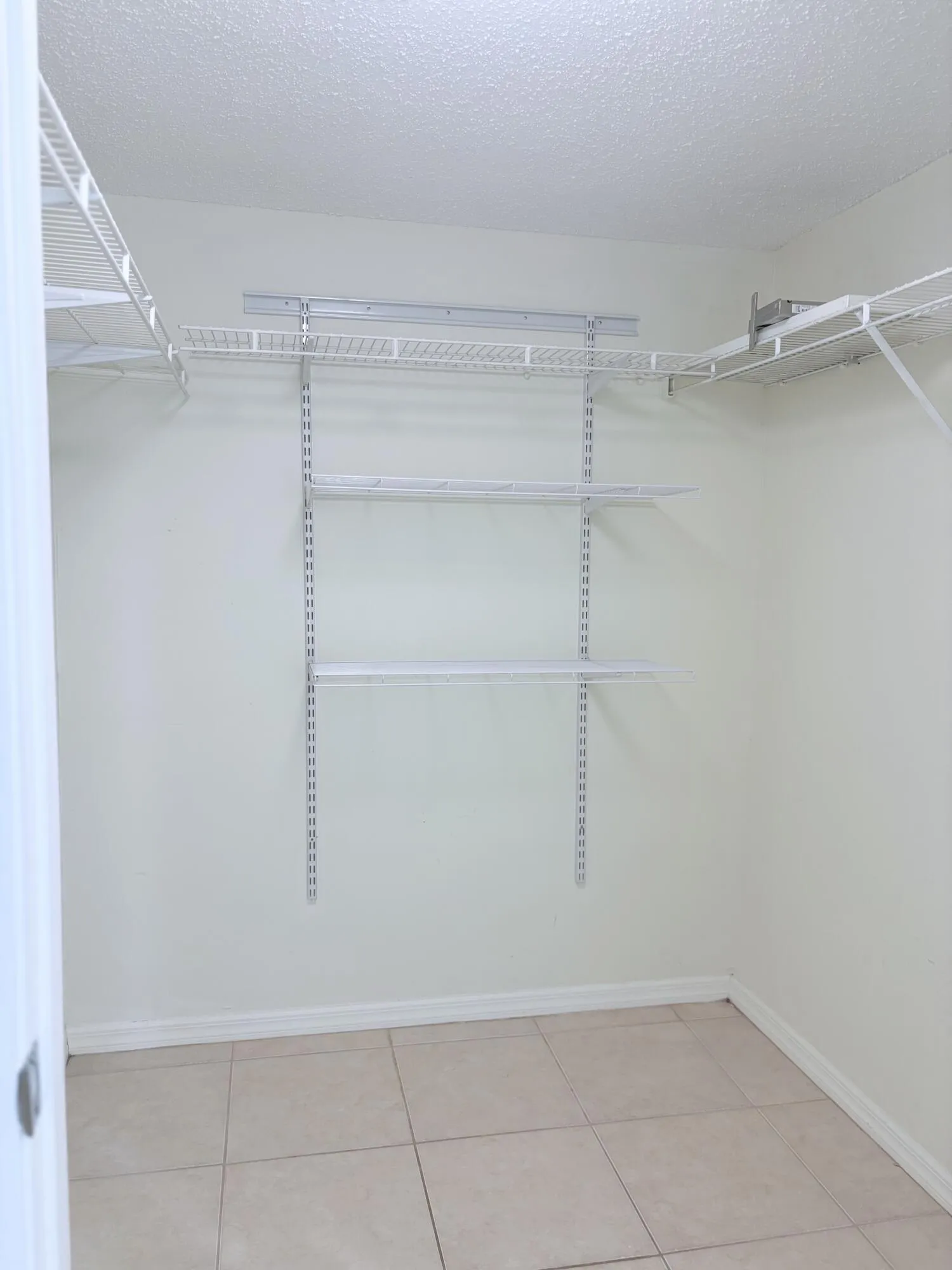 Huge walk in closet.