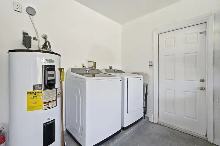 Laundry & Water Heater