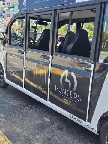 Circuit Shuttle Service right outside your door