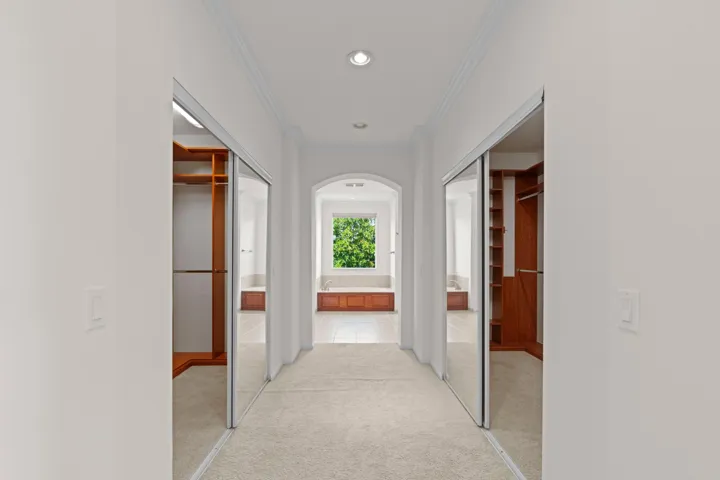 Primary closet area