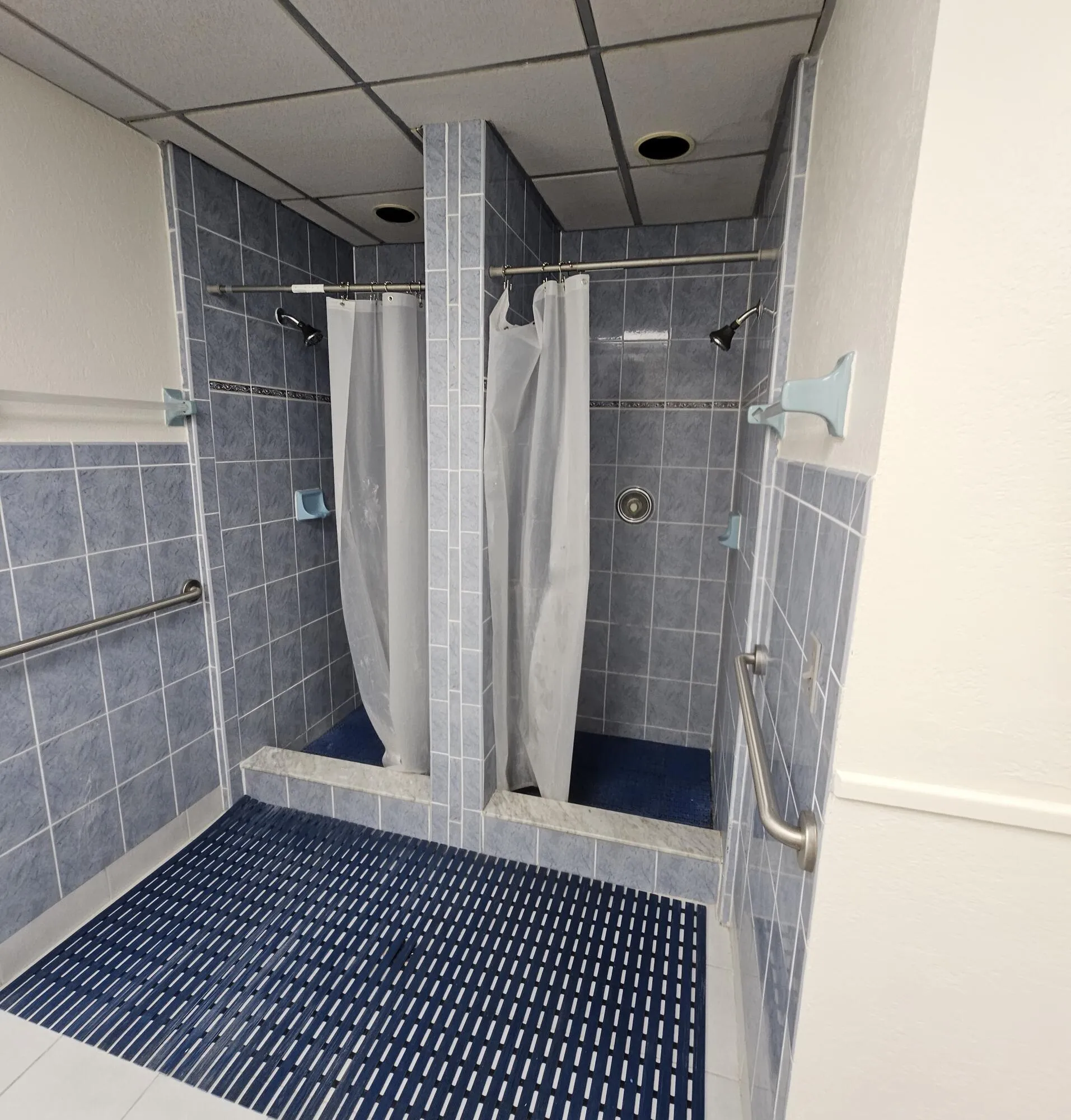Clubhouse Showers
