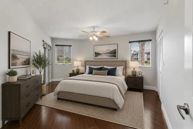 Virtually Staged 2nd Bedroom